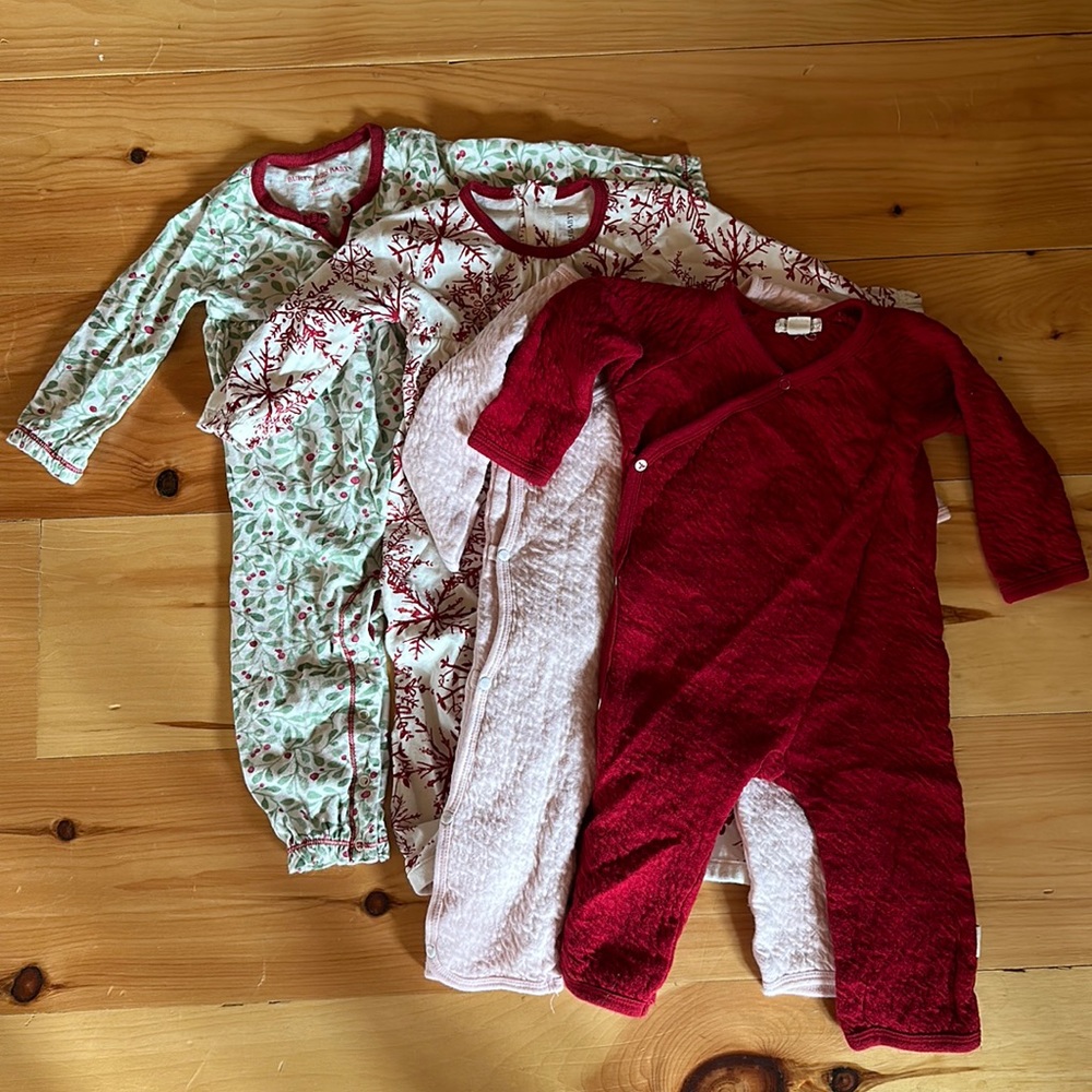 Bundle of Burt’s Bees Rompers